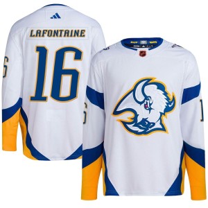 Pat Lafontaine Youth Adidas Buffalo Sabres Authentic White Reverse Retro 2.0 Jersey