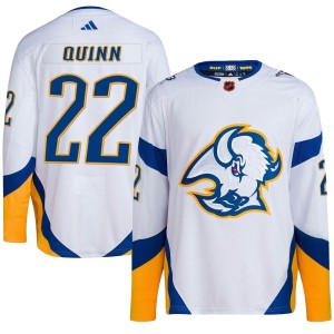 Jack Quinn Youth Adidas Buffalo Sabres Authentic White Reverse Retro 2.0 Jersey