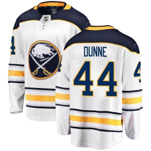 Josh Dunne Youth Fanatics Branded Buffalo Sabres Breakaway White Away Jersey