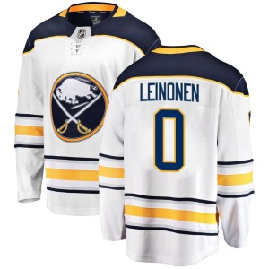 Topias Leinonen Youth Fanatics Branded Buffalo Sabres Breakaway White Away Jersey