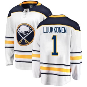 Ukko-Pekka Luukkonen Youth Fanatics Branded Buffalo Sabres Breakaway White Away Jersey