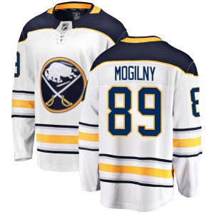 Alexander Mogilny Youth Fanatics Branded Buffalo Sabres Breakaway White Away Jersey