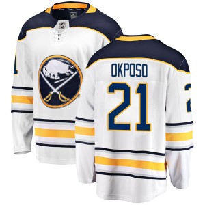 Kyle Okposo Youth Fanatics Branded Buffalo Sabres Breakaway White Away Jersey