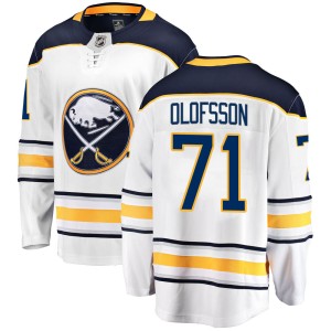 Victor Olofsson Youth Fanatics Branded Buffalo Sabres Breakaway White Away Jersey