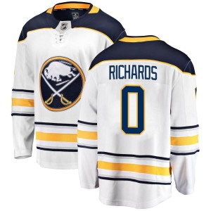 Justin Richards Youth Fanatics Branded Buffalo Sabres Breakaway White Away Jersey