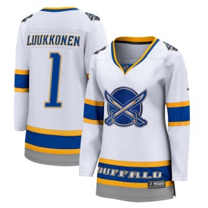 Ukko-Pekka Luukkonen Women's Fanatics Branded Buffalo Sabres Breakaway White 2020/21 Special Edition Jersey