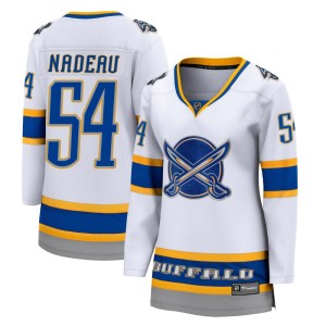 Olivier Nadeau Women's Fanatics Branded Buffalo Sabres Breakaway White 2020/21 Special Edition Jersey