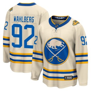 Anton Wahlberg Youth Fanatics Branded Buffalo Sabres Breakaway Cream 2022 Heritage Classic Jersey