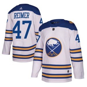 James Reimer Youth Adidas Buffalo Sabres Authentic White 2018 Winter Classic Jersey