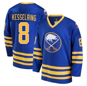 Michael Kesselring Men's Fanatics Branded Buffalo Sabres Premier Royal Breakaway Heritage Jersey