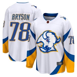 Jacob Bryson Men's Fanatics Branded Buffalo Sabres Breakaway White Special Edition 2.0 Jersey