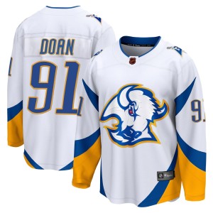 Josh Doan Men's Fanatics Branded Buffalo Sabres Breakaway White Special Edition 2.0 Jersey