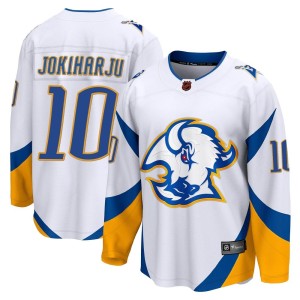 Henri Jokiharju Men's Fanatics Branded Buffalo Sabres Breakaway White Special Edition 2.0 Jersey
