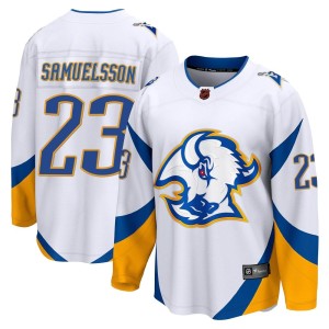 Mattias Samuelsson Men's Fanatics Branded Buffalo Sabres Breakaway White Special Edition 2.0 Jersey
