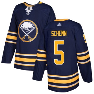 Luke Schenn Men's Adidas Buffalo Sabres Authentic Navy Home Jersey