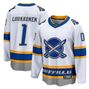 Ukko-Pekka Luukkonen Youth Fanatics Branded Buffalo Sabres Breakaway White 2020/21 Special Edition Jersey