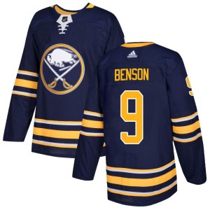 Zach Benson Youth Adidas Buffalo Sabres Authentic Navy Home Jersey