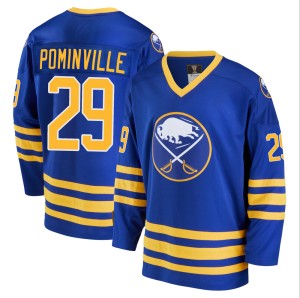 Jason Pominville Youth Fanatics Branded Buffalo Sabres Premier Royal Breakaway Heritage Jersey