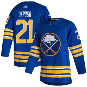 Kyle Okposo Men's Adidas Buffalo Sabres Authentic Royal 2020/21 Home Jersey