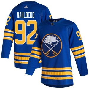 Anton Wahlberg Men's Adidas Buffalo Sabres Authentic Royal 2020/21 Home Jersey