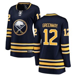 Jordan Greenway Women's Fanatics Branded Buffalo Sabres Breakaway Navy Blue Home Jersey