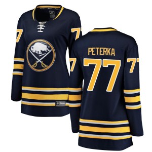 JJ Peterka Women's Fanatics Branded Buffalo Sabres Breakaway Navy Blue Home Jersey