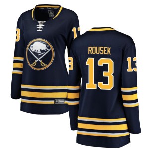 Lukas Rousek Women's Fanatics Branded Buffalo Sabres Breakaway Navy Blue Home Jersey