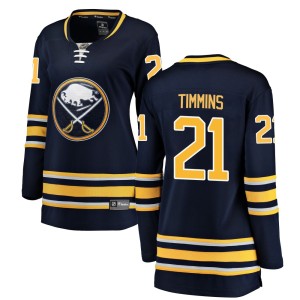 Conor Timmins Women's Fanatics Branded Buffalo Sabres Breakaway Navy Blue Home Jersey