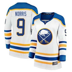 Josh Norris Women's Fanatics Branded Buffalo Sabres Premier White Breakaway Away Jersey