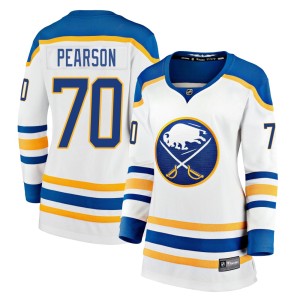 Tanner Pearson Women's Fanatics Branded Buffalo Sabres Premier White Breakaway Away Jersey