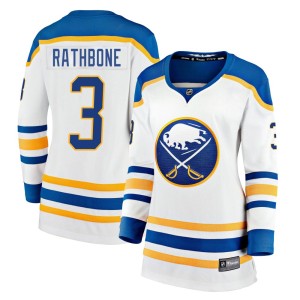 Jack Rathbone Women's Fanatics Branded Buffalo Sabres Premier White Breakaway Away Jersey
