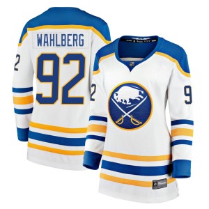 Anton Wahlberg Women's Fanatics Branded Buffalo Sabres Premier White Breakaway Away Jersey