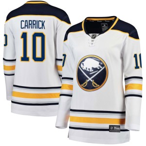 Sam Carrick Women's Fanatics Branded Buffalo Sabres Breakaway White Away Jersey
