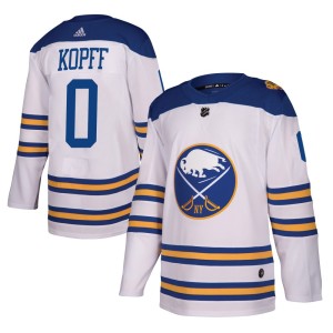 Tyler Kopff Men's Adidas Buffalo Sabres Authentic White 2018 Winter Classic Jersey