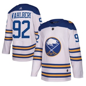 Anton Wahlberg Men's Adidas Buffalo Sabres Authentic White 2018 Winter Classic Jersey