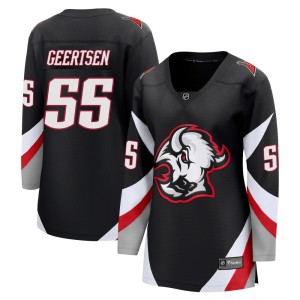 Mason Geertsen Women's Fanatics Buffalo Sabres Breakaway Black Alternate Jersey
