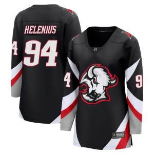 Konsta Helenius Women's Fanatics Buffalo Sabres Breakaway Black Alternate Jersey