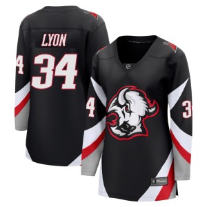 Alex Lyon Women's Fanatics Buffalo Sabres Breakaway Black Alternate Jersey