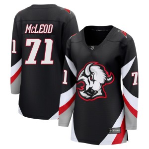 Ryan McLeod Women's Fanatics Buffalo Sabres Breakaway Black Alternate Jersey