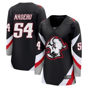 Olivier Nadeau Women's Fanatics Buffalo Sabres Breakaway Black Alternate Jersey