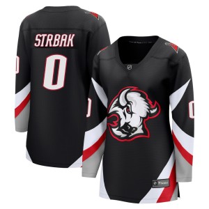 Maxim Strbak Women's Fanatics Buffalo Sabres Breakaway Black Alternate Jersey