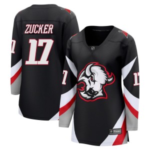 Jason Zucker Women's Fanatics Buffalo Sabres Breakaway Black Alternate Jersey