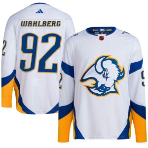 Anton Wahlberg Men's Adidas Buffalo Sabres Authentic White Reverse Retro 2.0 Jersey