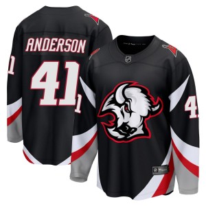 Craig Anderson Men's Fanatics Buffalo Sabres Breakaway Black Alternate Jersey