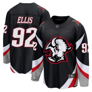 Colten Ellis Men's Fanatics Buffalo Sabres Breakaway Black Alternate Jersey