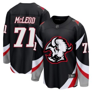 Ryan McLeod Men's Fanatics Buffalo Sabres Breakaway Black Alternate Jersey