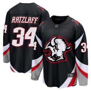 Scott Ratzlaff Men's Fanatics Buffalo Sabres Breakaway Black Alternate Jersey