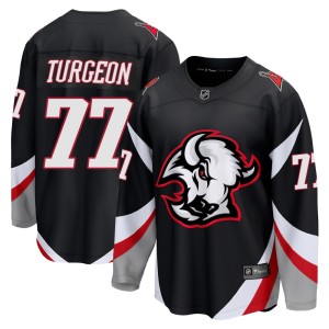 Pierre Turgeon Men's Fanatics Buffalo Sabres Breakaway Black Alternate Jersey