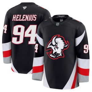 Konsta Helenius Men's Fanatics Buffalo Sabres Premium Black Alternate Jersey