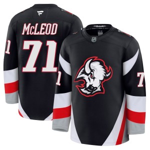 Ryan McLeod Men's Fanatics Buffalo Sabres Premium Black Alternate Jersey